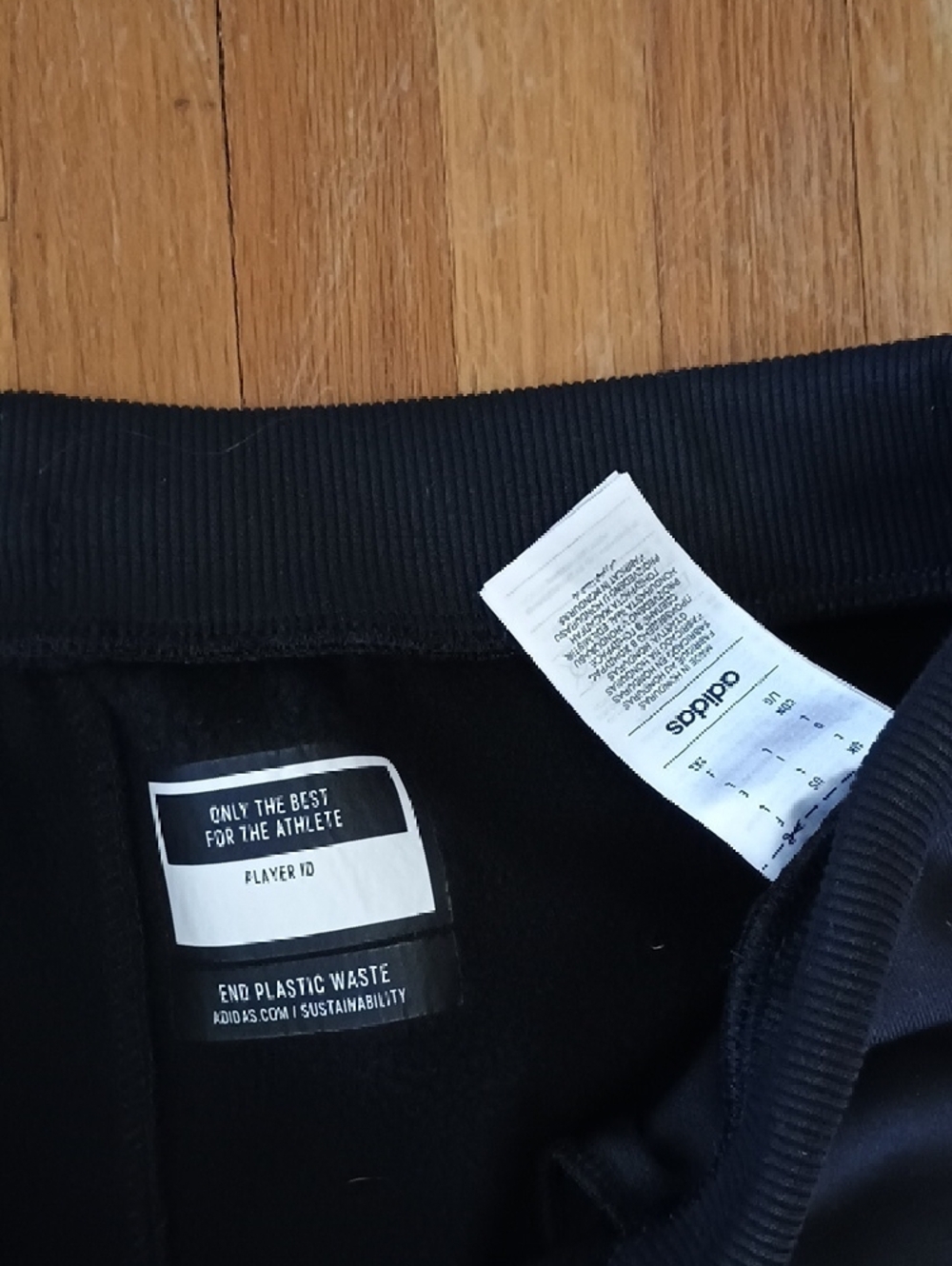 adidas Black Joggers with Dark Gray Side Panels - Picture 2 of 6